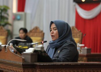 Rapat Paripurna Laporan Banggar DPRD Tanjab Timur Terhadap Hasil KUA-PPAS APBD Tahun Anggaran 2024