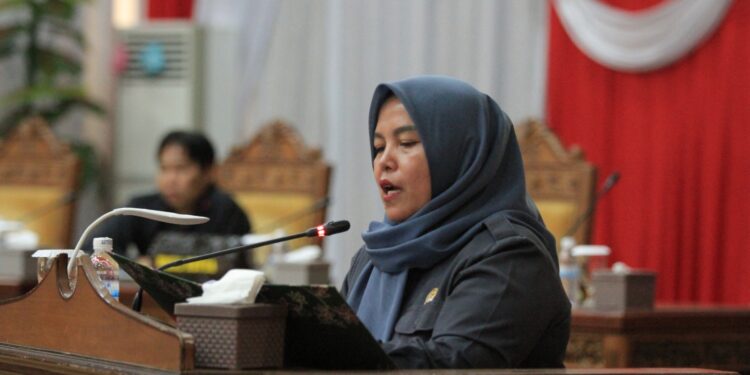 Rapat Paripurna Laporan Banggar DPRD Tanjab Timur Terhadap Hasil KUA-PPAS APBD Tahun Anggaran 2024