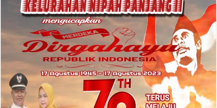 Pemerintahan Kelurahan Nipah Panjang Dua Mengcapkan HUT RI ke 78