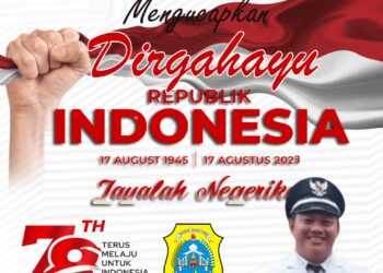 Pemerintahan Desa Lambur Satu Mengucapkan Dirgahayu HUT RI ke 78