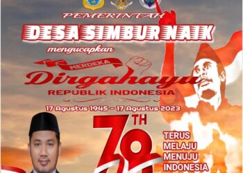 Pemerintahan Desa Simbur Naik Mengucapkan Dirgahayu HUT RI ke 78engucapkan