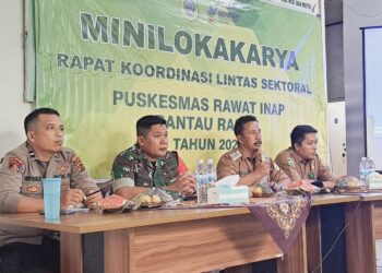 Puskesmas Rantau Rasau Gelar Rapat Koordinasi Lokakarya Mini Lintas Sektor