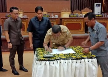 DPRD Kabupaten Tanjabtim Gelar Rapat Paripurna Mengambil Keputusan Atas Raperda Perubahan APBD Tahun Anggaran 2023