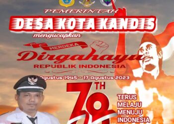 Pemerintahan Desa Kota Kandis Mengucapkan Dirgahayu HUT RI Ke 78
