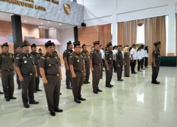 Asisten Intelijen Kejati Riau Pimpin Upacara HUT Ke-52 Korps Pegawai Republik Indonesia