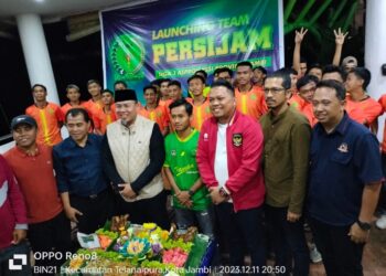 Hadapi Liga Tiga Asprov PSSI Provinsi Jambi, PS Persijam Kota Jambi Gelar Launching Team 