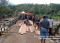 Gerak Cepat BPJN Jambi Penanganan Darurat Jembatan Tamiai Gunakan Balok Baja Pasca Kerusakan Banjir Bandang 