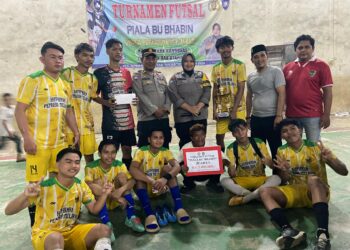 Final Futsal Memperebutkan Piala Bu Babin Berjalan Lancar