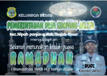 Pemerintah Desa Simpang Jelita Mengucapkan Selamat Menunaikan Ibadah Puasa 1445 H