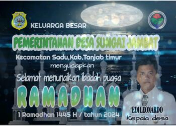 Pemerintah Desa Sungai Jambat Mengucapkan Selamat Menunaikan Ibadah Puasa 1445 H