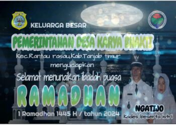 Pemerintah Desa Karya Bakti Mengucapkan Selamat Menunaikan Ibadah Puasa 1445 H