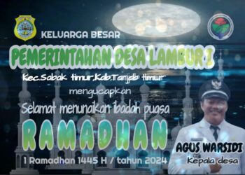 Pemerintah Desa Lambur Satu Mengucapkan Selamat Menunaikan Ibadah Puasa 1445 H
