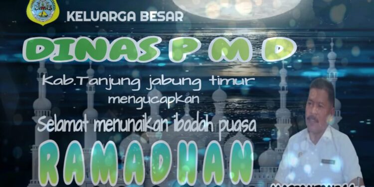 Kadis PMD Mengucapkan Selamat Menunaikan Ibadah Puasa 1445 H