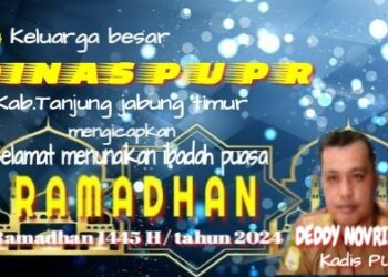 Keluarga Besar Dinas PUPR Mengucapkan Selamat Menunaikan Ibadah Puasa 1445 H