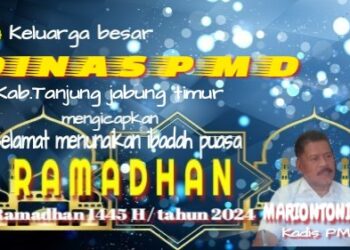 Keluarga Besar Dinas PMD Mengucapkan Selamat Menunaikan Ibadah Puasa 1445 H