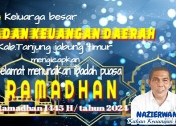 Keluarga Besar Badan Keuangan Daerah Mengucapkan Selamat Menunaikan Ibadah Puasa 1445 H