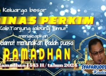Keluarga Besar Dinas Perkim Mengucapkan Selamat Menunaikan Ibadah Puasa 1445 H