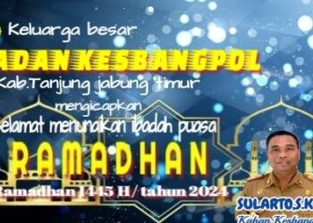 Keluarga Besar Kesbang Pol Mengucapkan Selamat Menunaikan Ibadah Puasa 1445H