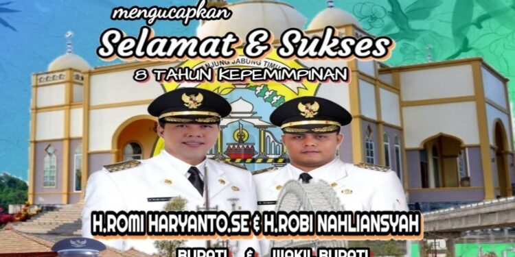 Pemerintah Desa Pematang Mayang Mengucapkan Selamat & Sukses 8 Tahun Kepemipinan Bupati Tanjung Jabung Timur