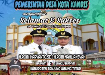 Pemerintah Desa Koto Kandis Mengucapkan Selamat & Sukses 8Tahun Kepemipinan Bupati Tanjung Jabung Timur