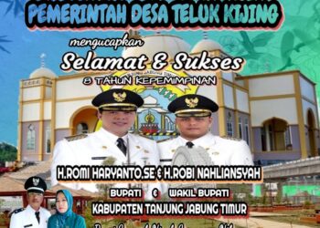 Pemerintah Desa Teluk Kijing Mengucapkan Selamat & Sukses 8Tahun Kepemipinan Bupati Tanjung Jabung Timur