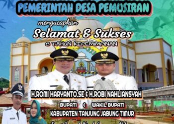 Pemerintah Desa Pemusiran Mengucapkan Selamat & Sukses 8Tahun Kepemipinan Bupati Tanjung Jabung Timur