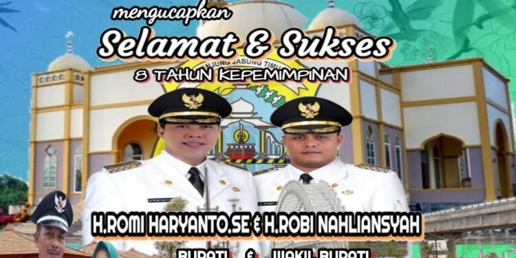 Pemerintah Desa Pemusiran Mengucapkan Selamat & Sukses 8Tahun Kepemipinan Bupati Tanjung Jabung Timur