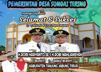 Pemerintah Desa Sungai Tering Mengucapkan Selamat & Sukses 8 Tahun Kepemipinan Bupati Tanjung Jabung Timur