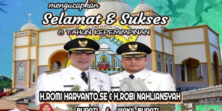Pemerintah Desa Sungai Tering Mengucapkan Selamat & Sukses 8 Tahun Kepemipinan Bupati Tanjung Jabung Timur