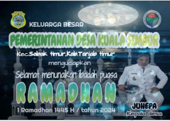 Pemerintah Desa Kuala Simbur Mengucapkan Selamat Menunaikan Ibadah Puasa 1445 H