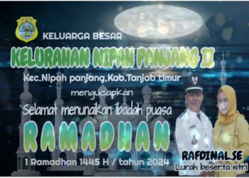 Pemerintah Kelurahan Nipah Panjang II Mengucapkan Selamat Puasa 1445 H