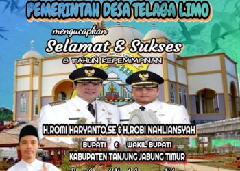 Pemerintah Desa Telago Limo Mengucapkan Selamat & Sukses 8 Kepimpinan Bupati Tanjung Jabung Timur