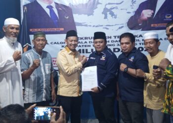 Hari Terakhir Pendaftaran, MT Kembalikan Formulir ke Partai Nasdem untuk Maju Cabup Tanjab Timur