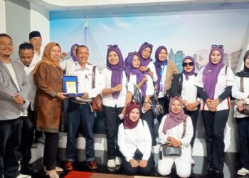 AWaSI Jambi Lakukan Kunjungan ke TVRI Jambi, Ini Tujuannya 