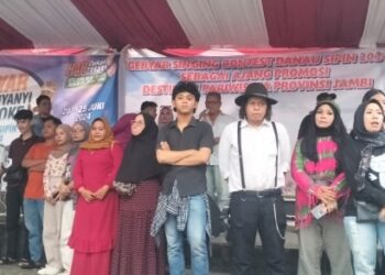 AWaSI Bersama Sejumlah Komunitas Adakan Lomba Nyanyi di Danau Sipin: Hibur Masyarakat Jambi