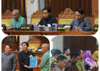 DPRD Kabupaten Tanjung Jabung Timur menggelar rapat paripurna masa persidangan III tahun 2023-2024 dengan agenda penyampaian nota pengantar Ranperda Perubahan APBD Kabupaten Tanjung Jabung Timur tahun anggaran 2024