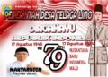 Pemerintah Desa Telago Limo Mengucapkan Dirgahayu RI Ke 79 Tahun