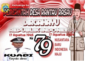 Pemerintah Desa Rantau Rasau Mengucapkan Dirgahayu RI Ke 79 Tahun