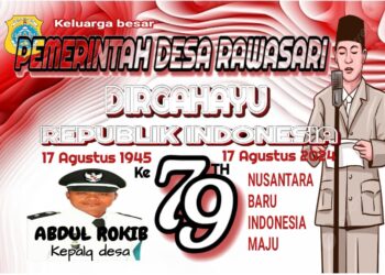 Pemerintah Desa Rawasari Mengucapkan Dirgahayu RI Ke 79 Tahun