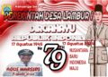 Pemerintah Desa Lambur I Mengucapkan Dirgahayu RI Ke 79 Tahun