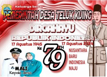 Pemerintah Desa Teluk Kijing Mengucapkan Dirgahayu RI Ke 79 Tahun