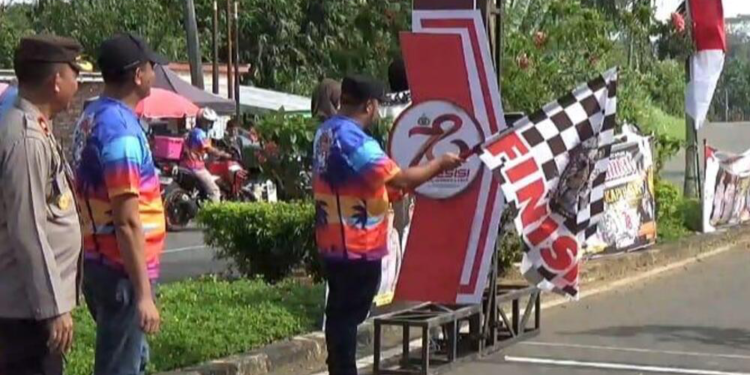 Wabub Robby Membuka Kejurda Balap Sepeda Kapolda Jambi Cup