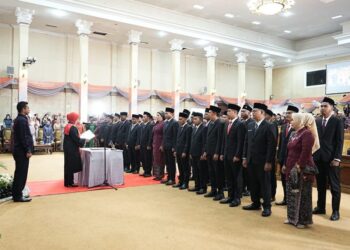30 anggota Dewan Perwakilan Rakyat Daerah (DPRD) Kabupaten Tanjung Jabung Timur periode 2024-2029 resmi dilantik