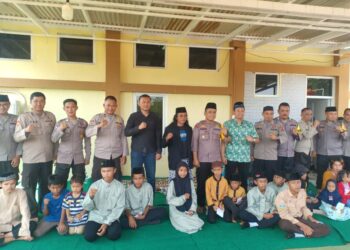 Polsek sungai gelam menggelar santunan anak yatim sekaligus Pisah Sambut Kanit Reskrim Polsek sungai gelam yang lama dan Baru Tahun 2024