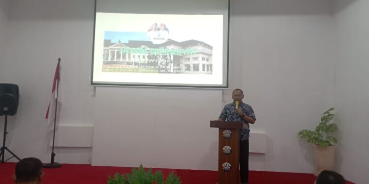 Pasangan Romi-Sudirman Sampaikan Visi Misi dan Ditanggapi Oleh Para Ahli