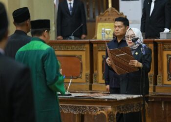 DPRD Kabupaten Tanjabtim Gelar Pergantian Waktu ( PAW) Masa Jabatan 2024- 2029