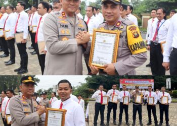 “Kapolres Muaro Jambi Berikan Penghargaan atas Keberhasilan Polsek Sungai Gelam Ungkap Kasus Laporan Palsu Modus Perampokan”