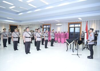 Kapolda Jambi Pimpin Sertijab Pejabat Utama dan Kapolres di Lingkungan Polda Jambi