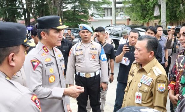 Memastikan Logistik PSU Kabupaten Bungo Sampai Tujuan, Polda Jambi Lakukan pengawalan