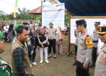 Kapolda Jambi Irjen Pol. Krisno H Siregar Kunjungi Bungo Guna Memastikan PSU Berjalan Lancar